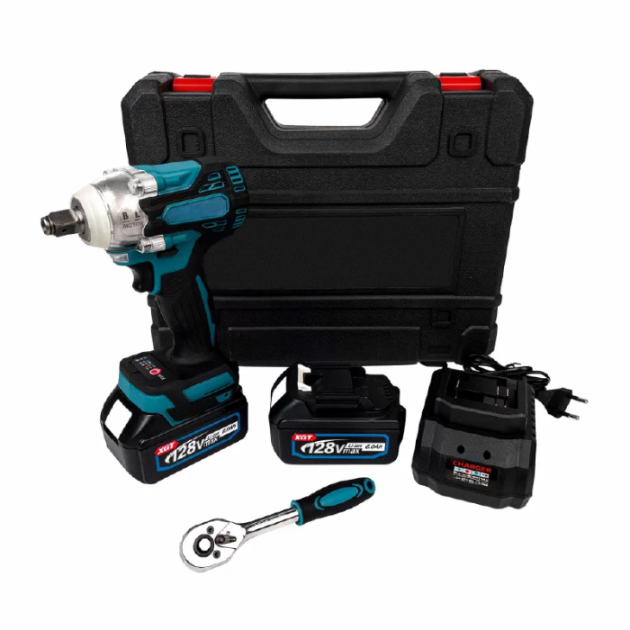 Masina de Impact si Insurubat SUPER TRENDS®, 2 Acumulatori, 128V, 6Ah, 38 Accesorii [2]