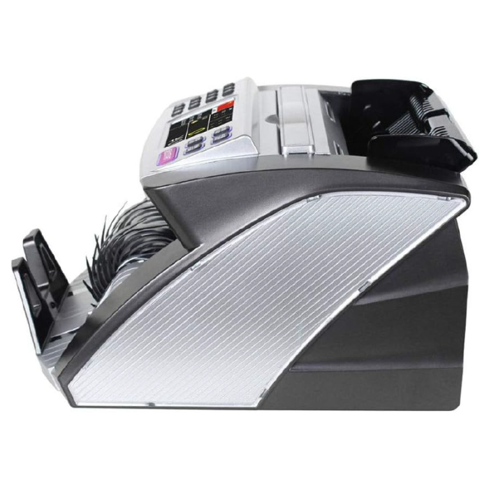 Masina de Numarat Bani cu Detectie IR/UV/MG, SUPER TRENDS®, Moduri Add & Batch, cu Display Propriu si Extern, Display LCD color, 1000 bancnote/min, Negru + Gri [5]
