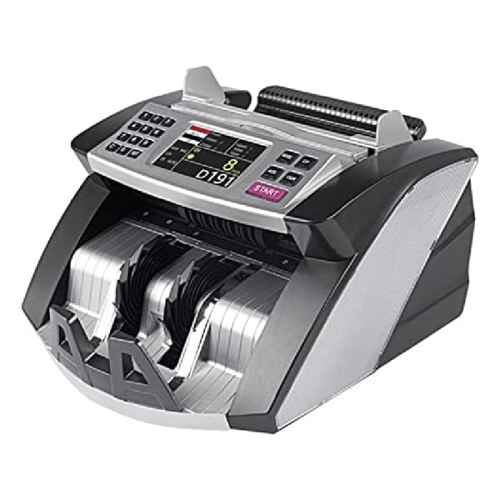 Masina de Numarat Bani cu Detectie IR/UV/MG, SUPER TRENDS®, Moduri Add & Batch, cu Display Propriu si Extern, Display LCD color, 1000 bancnote/min, Negru + Gri [1]