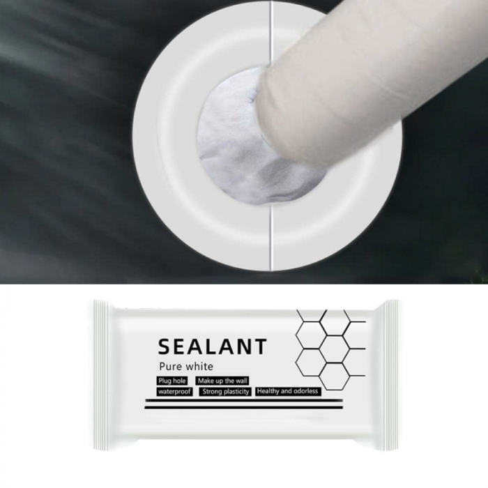 Mastic Sigilant Adeziv Impermeabil Pentru Etansare Profesional SUPER TRENDS®, Reparatii Crapaturi, Gauri in Perete Dupa Montare Aer Conditionat, Rezista la Umezeala, se Usuca Rapid, Alb [3]