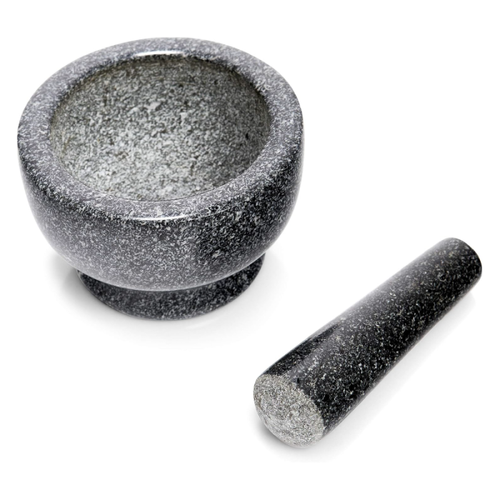 Mojar cu pistil din granit SUPER TRENDS, Gri [2]