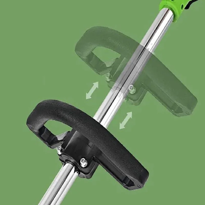 Motocoasa de Tuns Iarba 3 in 1 Profesionala SUPER TRENDS®, Telescopica, Fara Fir, 12V, cu 2 Acumulatori, 3 Moduri De Taiere, 1800 RPM, Putere 1000W, Brat Ajustabil, Verde [3]