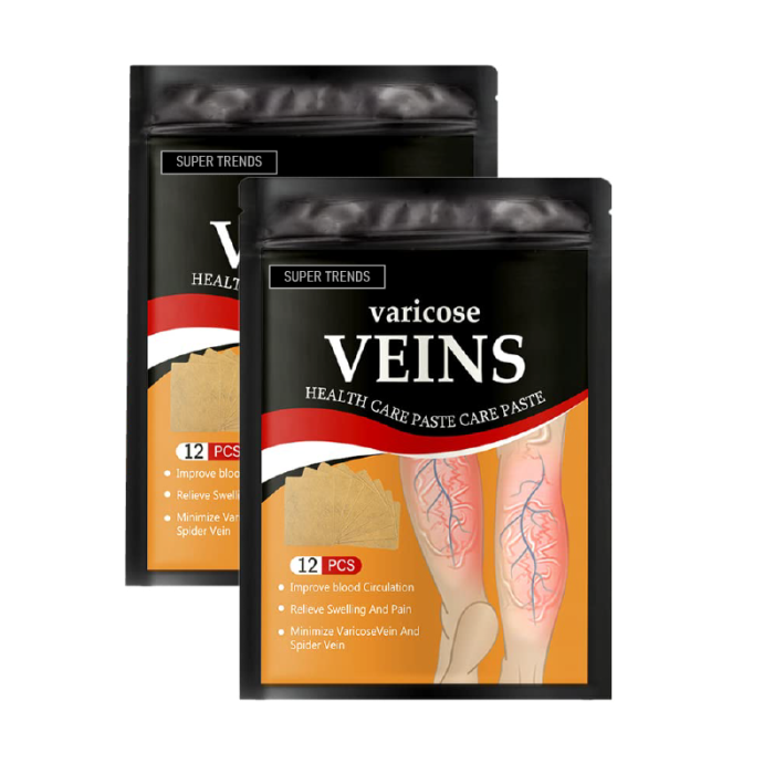 Plasturi Pentru Varice SUPER TRENDS®, Pentru Repararea Venelor Tip Panza de Paianjen, Indepartarea Varicelor, Set 12 buc [5]