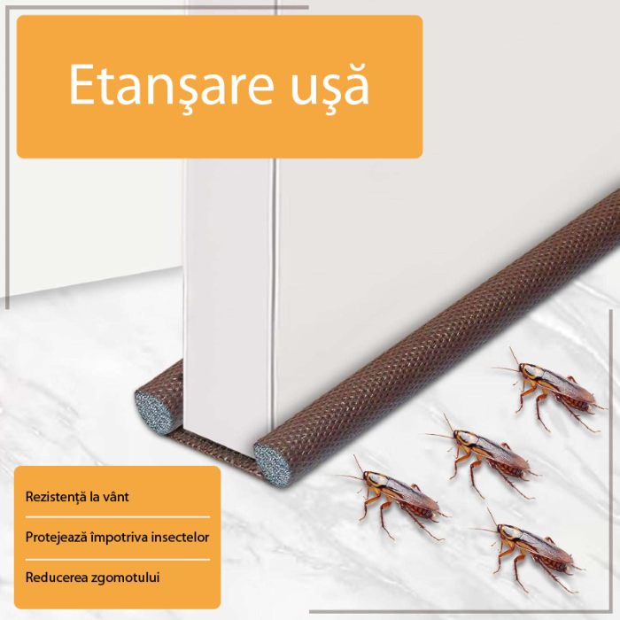 Protectie Pentru Usi si Ferestre Contra Curentului de Aer SUPER TRENDS®, Ajustabila, Maro [7]