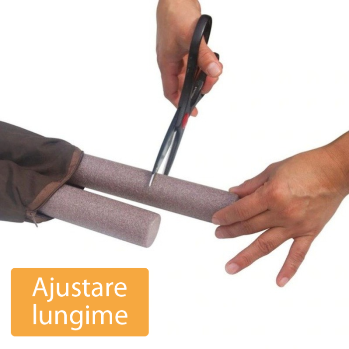 Protectie Pentru Usi si Ferestre Contra Curentului de Aer SUPER TRENDS®, Ajustabila, Maro [4]