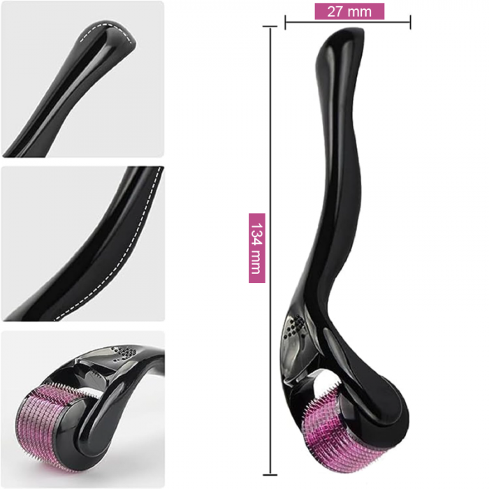 Rola de Crestere a Barbii Premium SUPER TRENDS®, Principiul Microac, 0, 5 mm, Negru-Mov [5]