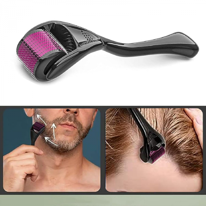 Rola de Crestere a Barbii Premium SUPER TRENDS®, Principiul Microac, 0, 5 mm, Negru-Mov [4]