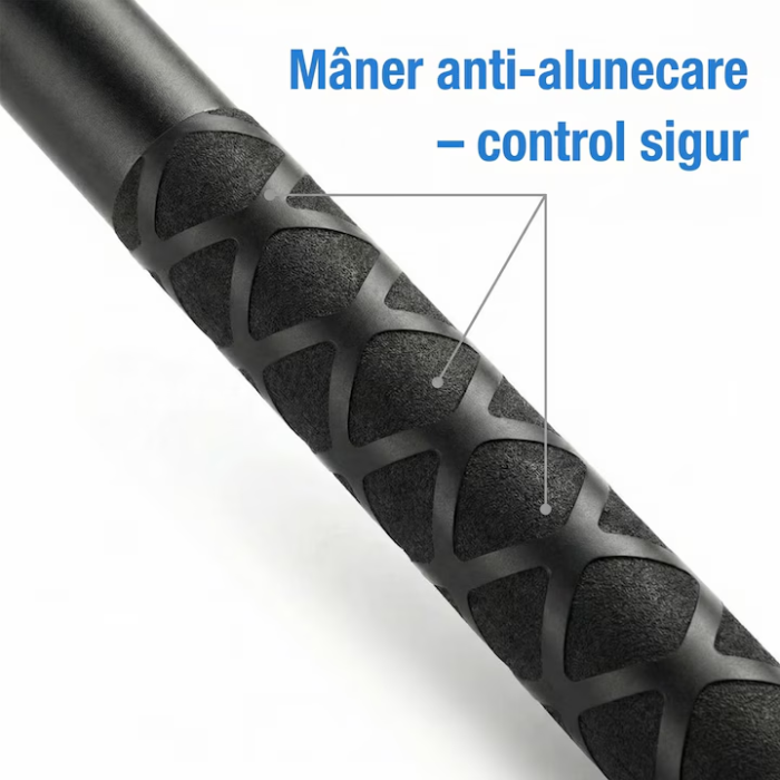 Selfie Stick Compatibil cu Insta360 Super Trends® 17-110 cm Din Aliaj De Aluminiu, Selfie Stick Invizibil, Compatibil cu X3 X2 One X One R, Selfie Stick Aluminiu Extensibil Cu Filet Standard, Suport Camera 360 Stabil Negru Mat, Filmari Profesionale 360° [6]