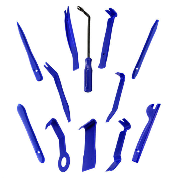 Set 11 Unelte Pentru Demontare Tapiterii Auto Profesional SUPER TRENDS®, Albastru [2]