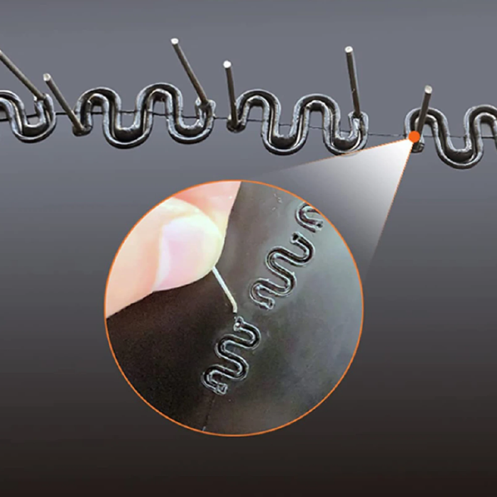 Set 500 Buc Capse SUPER TRENDS® pentru Pistol de Lipit, Sudura, Lipire Plastic, Model S, Grosime 0, 8 mm, Argintiu [7]