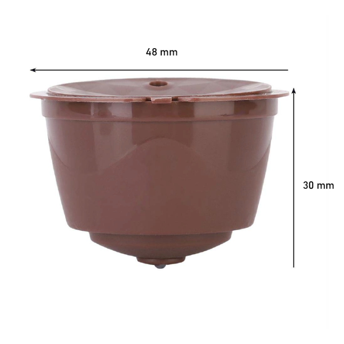 Set 5X Capsule Cafea SUPER TRENDS®, Reincarcabile, Compatibile Dolce Gusto, Maro [2]