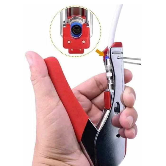 Set Cleste CATV Compresie si Stripper Dezizolat Cablu si 20 mufe F SUPER TRENDS®, pentru uz industrial (compatibil RG59, RG6) [7]