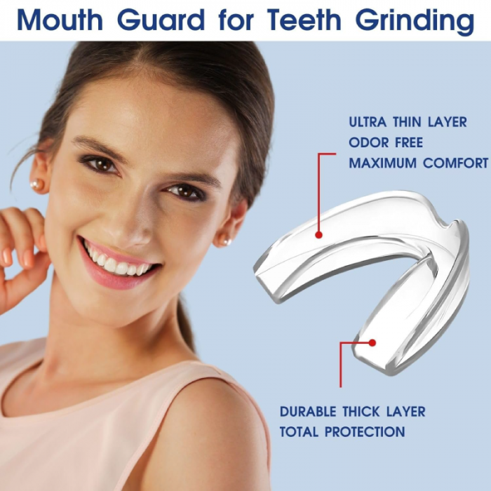Set de 4 Gutiere Bruxism Premium SUPER TRENDS®, Aparatoare Dentara Pentru Somn, 4 Piese Modelabile, Opreste Scrasnitul Din Dinti, Husa de Calatorie [7]