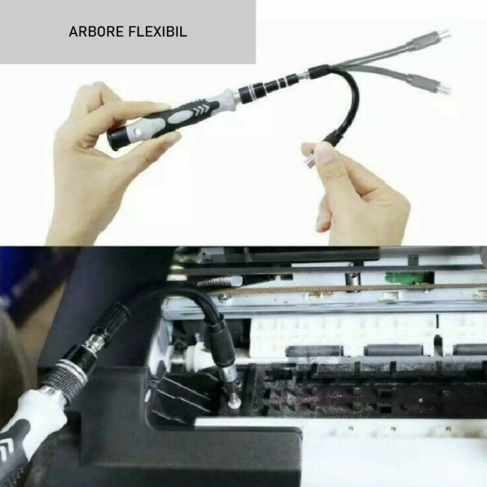 Set Surubelnite de Precizie SUPER TRENDS®, 115 in 1, Kit Magnetic de Reparatii Pentru Telefon, Tableta, Laptop, Xbox, Consola Jocuri, PC, Otel Crom-Vanadiu [9]