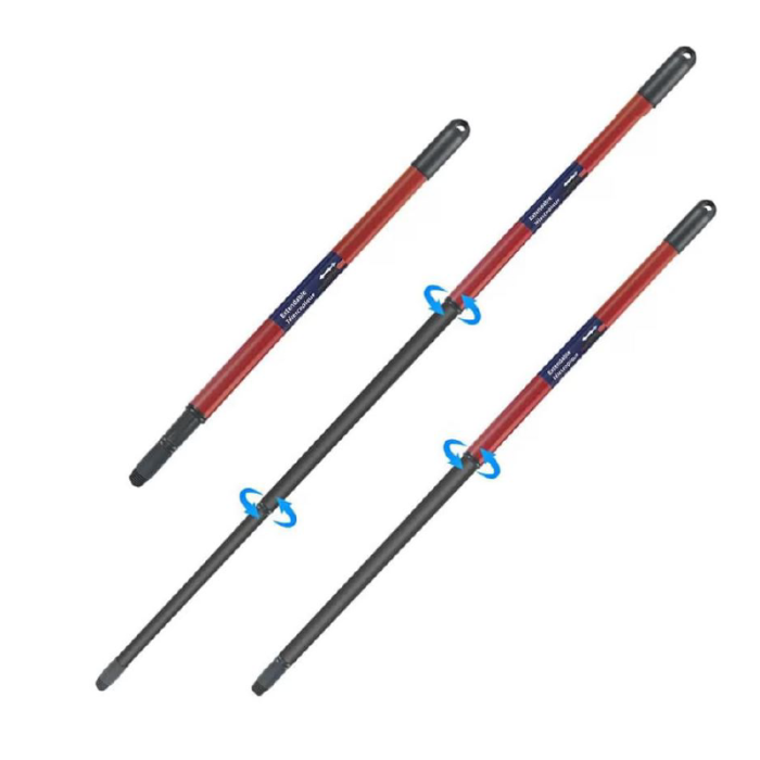 Set Tija Telescopica, Cap de Mop si 2 Buc Rezerva Mop SUPER TRENDS®, Compatibile cu Vileda Easy Wring/ Turbo / Ultraspin, Multicolor [5]