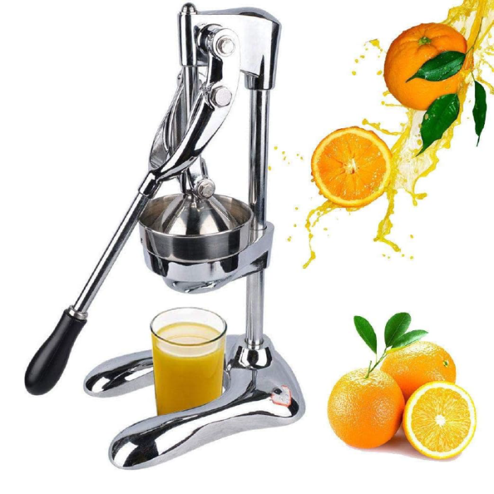 Storcator Manual de Citrice de Tip Presa SUPER TRENDS®, Din Metal Cromat, Argintiu [3]