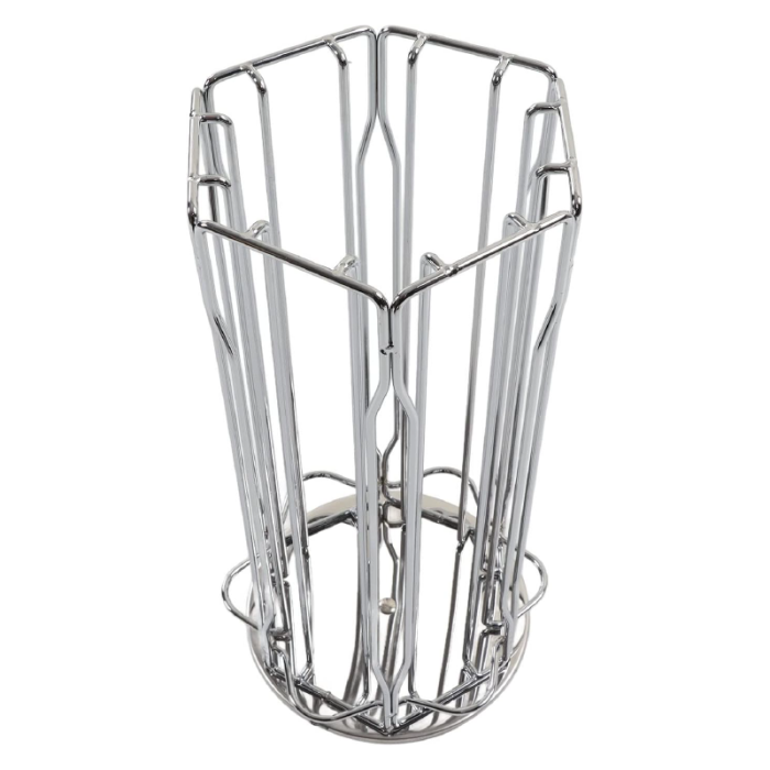 Suport Rotativ Pentru Capsule de Cafea Tip Nespresso, SUPER TRENDS®, Rotativ 360°, Capacitate 30 de Capsule, Argintiu [2]