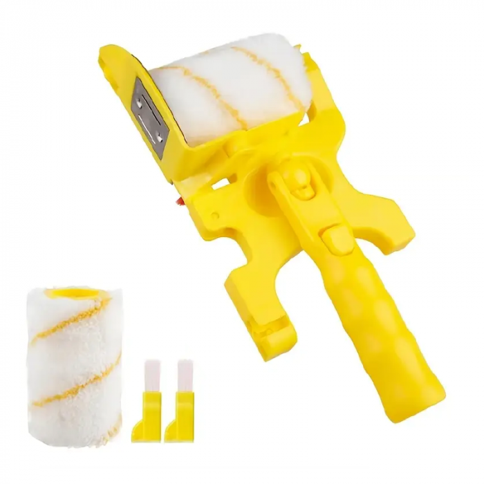 Trafalet Profesional SUPER TRENDS® Pentru Margini, Colturi, Delimitari, cu Rola de Rezerva, Doua Pensule, Material ABS [1]
