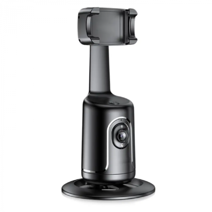 Trepied Inteligent Pentru Telefon cu Urmarire Automata a Fetei Premium SUPER TRENDS® – Rotire 360°, Urmarire AI a Fetei si Corpului, Compatibilitate Universala cu iOS si Android, Port USB, Design Eleg [1]