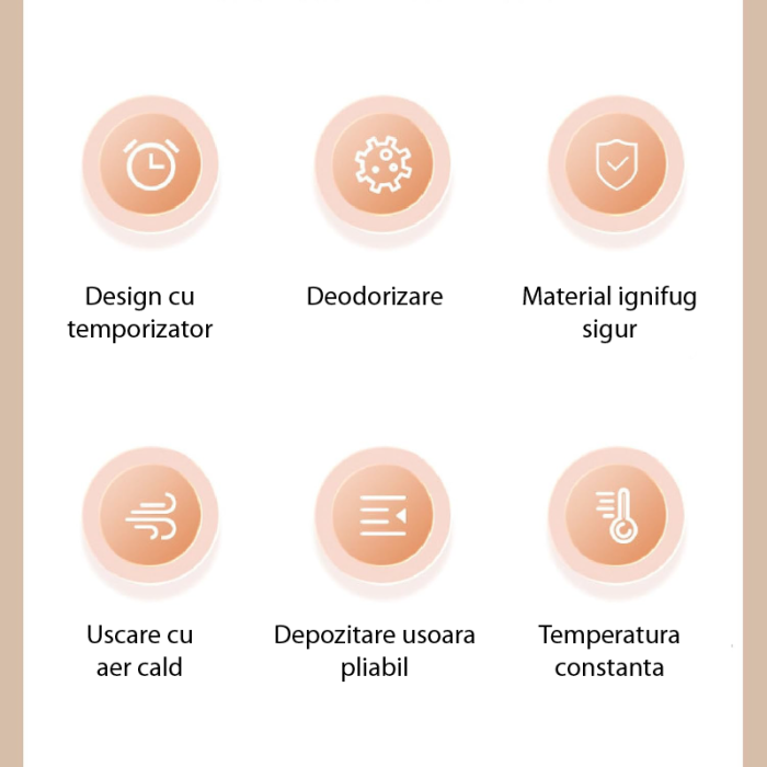 Uscator Electric Dublu pentru Incaltaminte SUPER TRENDS® – Aer Cald 360°, Sterilizare UVC, Timer si Termostat Inteligent, Oprire Automata, Putere 200W, Uscare Dubla 2 perechi, Pentru Pantofi, Ghete, A [7]