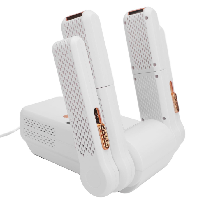 Uscator Electric Dublu pentru Incaltaminte SUPER TRENDS® – Aer Cald 360°, Sterilizare UVC, Timer si Termostat Inteligent, Oprire Automata, Putere 200W, Uscare Dubla 2 perechi, Pentru Pantofi, Ghete, A [3]