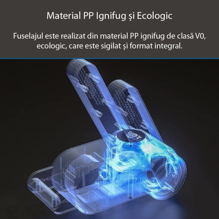 Uscator Electric Pentru Incaltaminte, Manusi, Sosete, SUPER TRENDS®, Pliabil si Retractabil, cu Sterilizare UV, Elimina Mirosurile, Aer Cald 360°, Alb [4]