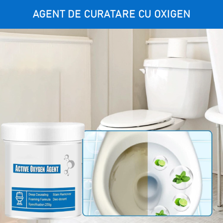 Agent de Curatare cu Oxigen SUPER TRENDS® Pentru Fosa Septica, Toaleta, Chiuveta si Tevi, uz Casnic, Pudra, 250 ml [5]