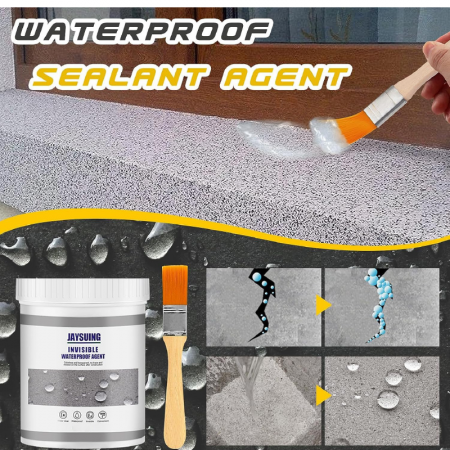 1 + 1 GRATIS Agent Hidroizolant Invizibil Profesional SUPER TRENDS®, Sigilant Impermeabil Transparent Pentru Crapaturi si Infiltratii, Uscare Rapida, Pensula, 300 g [8]