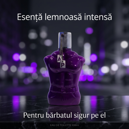 Apa de Toaleta Barbati Army Purple, 100 ml, note lemnoase si orientale, parfum elegant [2]
