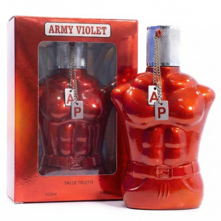 Ingrijire Personala - Apa de Toaleta Barbati Army Red, 100 ml, note lemnoase si orientale, parfum elegant
