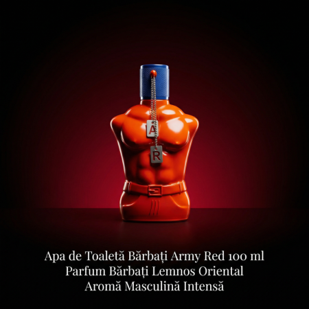 Apa de Toaleta Barbati Army Red, 100 ml, note lemnoase si orientale, parfum elegant [7]