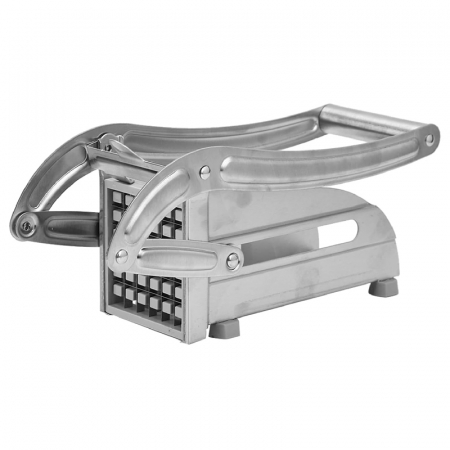 Produse - Aparat Pentru Taiat Cartofi Pai SUPER TRENDS®, Profesional, 2 Site de Feliat, Din Otel Inoxidabil, Picioruse de Sprijin Din Silicon Anti-Derapante, 26x9x12cm