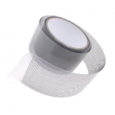 Banda Adeziva Pentru Reparat Plase de Tantari SUPER TRENDS® Profesionala, 5 cm x 2 m, rezistenta la apa, aplicare usoara [1]