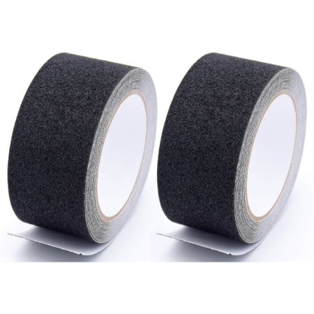 Produse - Set 2 Buc Banda Antiderapanta SUPER TRENDS®, Banda Neagra cu Aderenta Ridicata , Ideala pentru Scari, Trepte, Exterior si Interior (5 cm x 20 m)