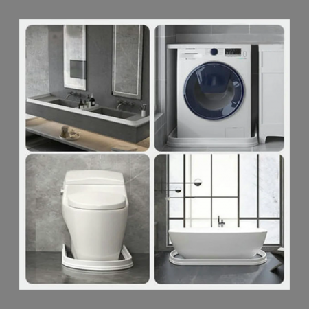 Banda Etansare Pentru Cabina de Dus Premium SUPER TRENDS®, Autoadeziva, Impermeabila, Flexibila, Silicon, Rezistenta la Mucegai, Alb, Lungime 1, 5 m [6]