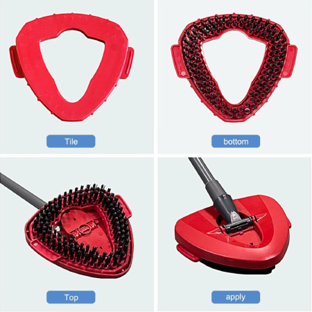 Cap Mop de Schimb Tip Perie Dura SUPER TRENDS®, Baza Rotativa, Pentru Curatarea Podelelor – compatibil cu mop OCeda EasyWring (1-Tank System) [4]