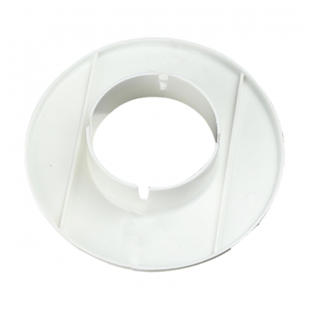 Capac Astupare Gaura Aer Conditionat Profesional SUPER TRENDS®, Protectie si Mascare Traseu Frigorific Pentru Tevi de 70-76 mm, Inaltime Capac 24, 7 mm, PVC, Alb [1]