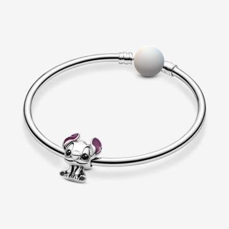 Charm Stitch Super Trends® Din Argint 925 Compatibil Pandora® X Disney, Charm Argint Tip Pandora Cu Design Talisman Stitch, Charm Pandantiv Argint 925 Pentru Bratari Pandora, Charm Family Disney Stitch, Charmuri Pandora Argint Talisman Elegant [1]