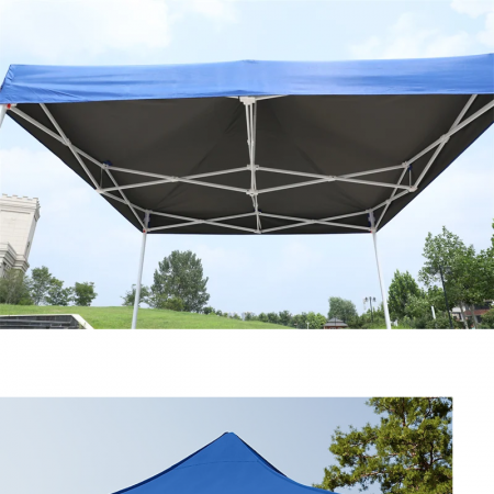 Cort tip Pavilion 3 x 3 m de Gradina sau Terasa Premium SUPER TRENDS®, Structura Metalica, Impermeabil, Montare Usoara, Protectie UV, Verde [5]