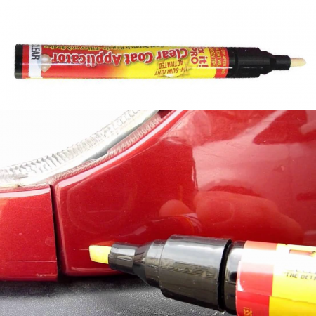 Creion Corector Profesional SUPER TRENDS® pentru Repararea Zgarieturilor Auto cu Aplicator Non Toxic, Rezistent la Apa, Pentru Retusuri Rapide si Precise [6]