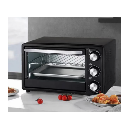 Cuptor Electric de Bucatarie SUPER TRENDS®, 25L, 1500W, 3 Functii de Gatire, Gratar si Rotisor, Tava si Gratar Inox, Negru [1]