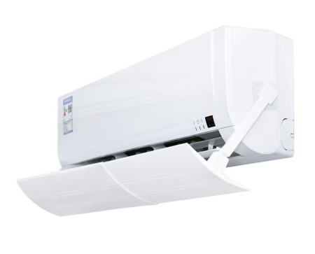 Casa & Gradina - Deflector Aer Conditionat SUPER TRENDS, Protectie Aer Rece, Lungime Reglabila 56-100 cm