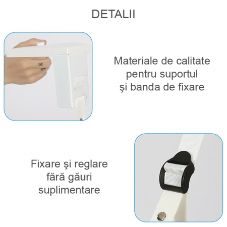 Deflector Extensibil Pentru Aer Conditionat Premium SUPER TRENDS®, Reglare Flux de Aer, Lungime Reglabila Intre 1-125 cm, Alb [2]