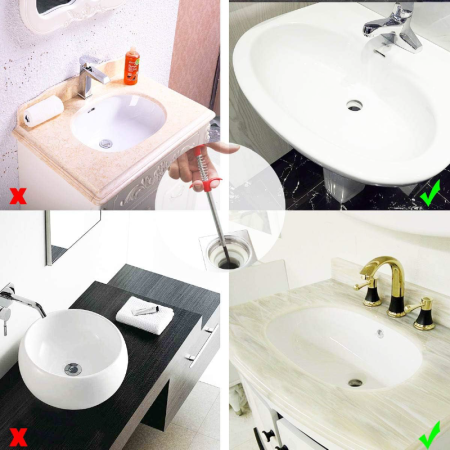 Dispozitiv Pentru Desfundarea Tevilor SUPER TRENDS®, Sarpe Multifunctional Din Otel Inoxidabil, Flexibil,  Curatare a Scurgerilor Din Bucatarie si Baie [6]