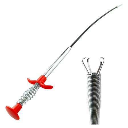 Produse - Dispozitiv Pentru Desfundarea Tevilor SUPER TRENDS®, Sarpe Multifunctional Din Otel Inoxidabil, Flexibil,  Curatare a Scurgerilor Din Bucatarie si Baie