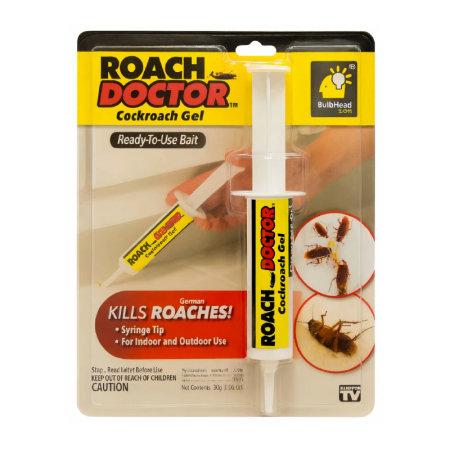 Casa & Gradina - Gel Insecticid 30 g Model Seringa cu Aplicator SUPER TRENDS®, Pentru Interior si Exterior, Eliminare Gandaci si Insecte Taratoare, 1 buc