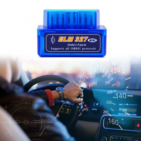 Interfata OBD II ELM327 Profesionala SUPER TRENDS®, Diagnoza Auto Multimarca, Bluetooth V2.1, Albastra [2]