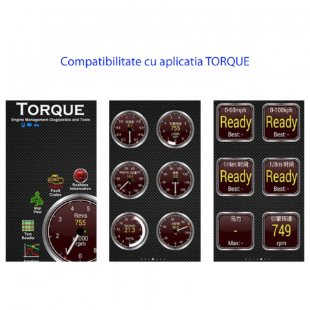 Interfata OBD II ELM327 Profesionala SUPER TRENDS®, Diagnoza Auto Multimarca, Bluetooth V2.1, Albastra [4]