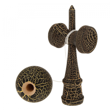 MISTERY BOX Kendama Profesionala SUPER TRENDS®, Bila din Lemn de 6 cm, Lungime 18 cm + CADOU SURPRIZA [11]