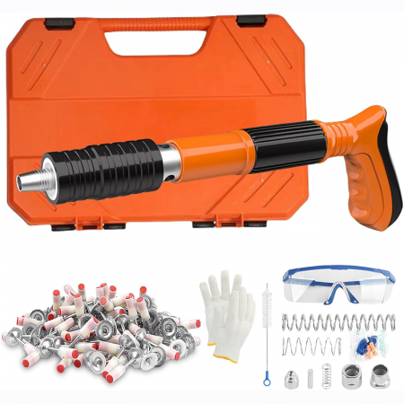 Scule & Unelte Bricolaj - Kit Pistol Manual SUPER TRENDS®, Profesional, Pentru Fixarea Cuielor pe Perete